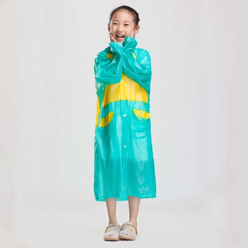 Waterproof Raincoat Baby Children Rain Cape Girls Impermeable Para