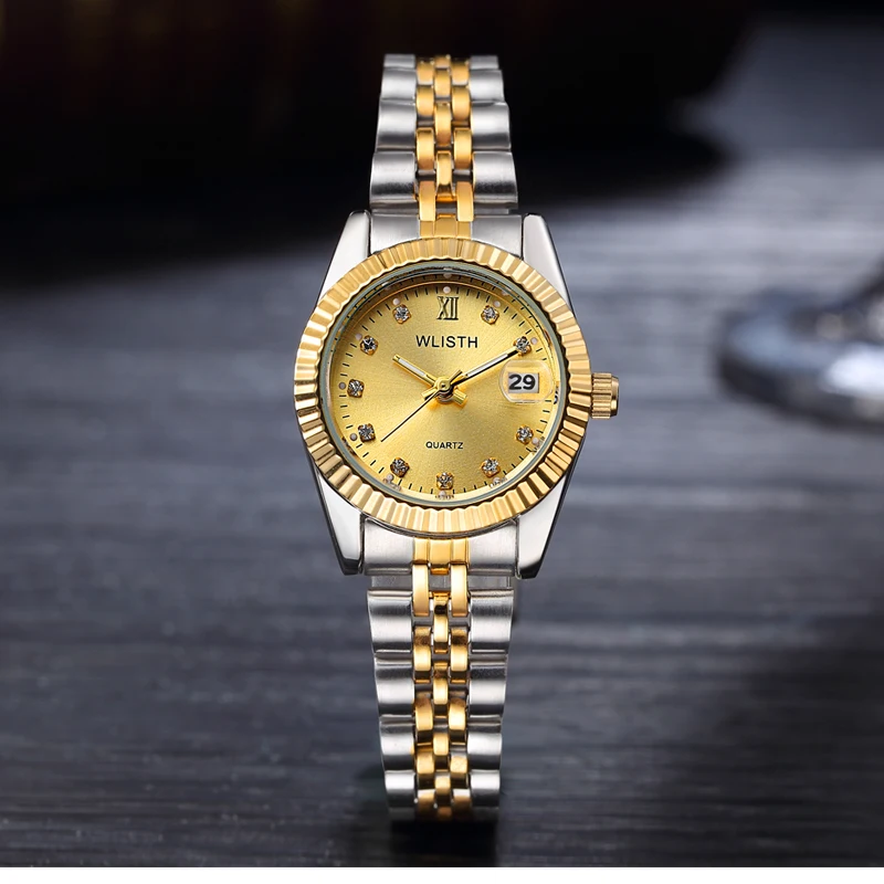 

Reloj Mujer WLISTH Watch Top Brand Luxury Crystal Calendar Women Watches Fashion Ladies Watch Clock Relogio Feminino Hodinky