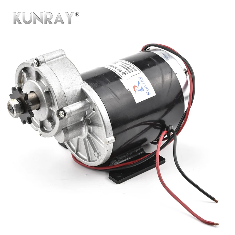 Excellent MY1020Z 24V 450W DC Brushed Motor Kit With 24V 500W Brush Controller 420 38T Tooth 77Link Chain Electric Tricycle DIY Motor Kit 2