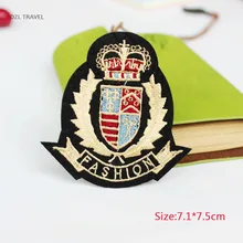 1 шт. Мода Корона патчи вышитые железа на патч значок Добро пожаловать пользовательские школы патч