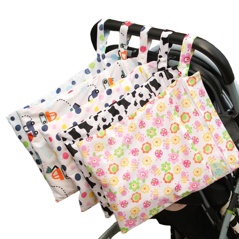 

Baby trolley Mummy pack diapers bag waterproof baby diaper Can wash YYT328