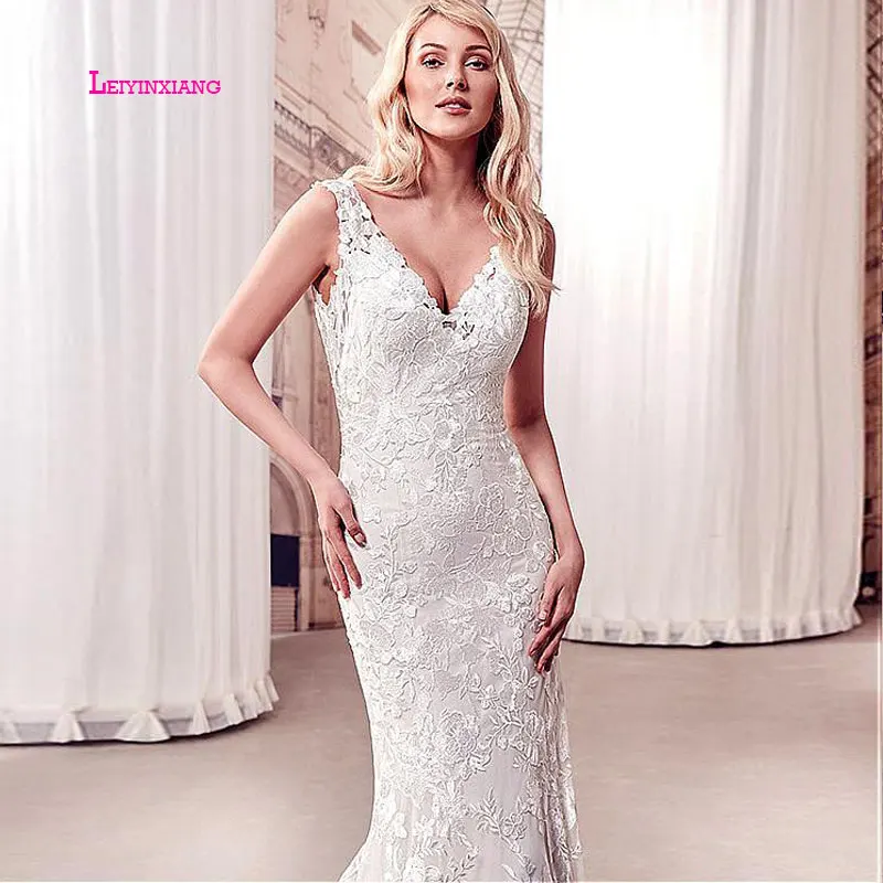 LEIYINXIANG Новое поступление популярное свадебное платье невесты Vestido De Noiva Sereia Robe