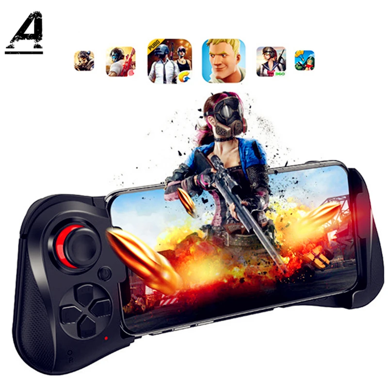 

PUBG Mobile Bluetooth 3.0 Wireless Gamepad Android Joystick VR Telescopic Controller pubg controller Gamepad For Phone PUBG