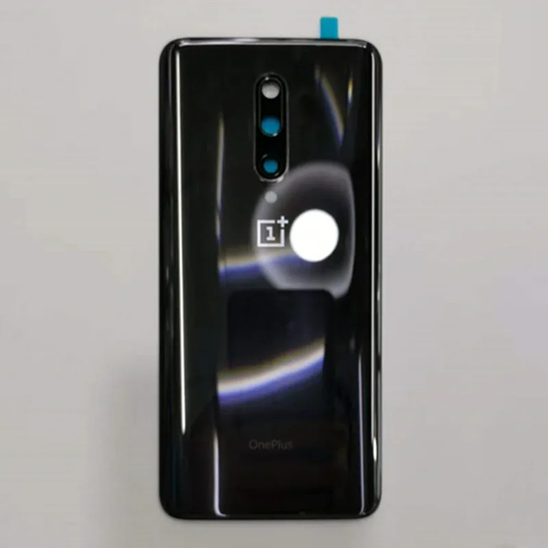 Оригинальное стекло для Oneplus 7 Pro задняя крышка корпуса с камерой Лен чехол батареи с логотипом Замена