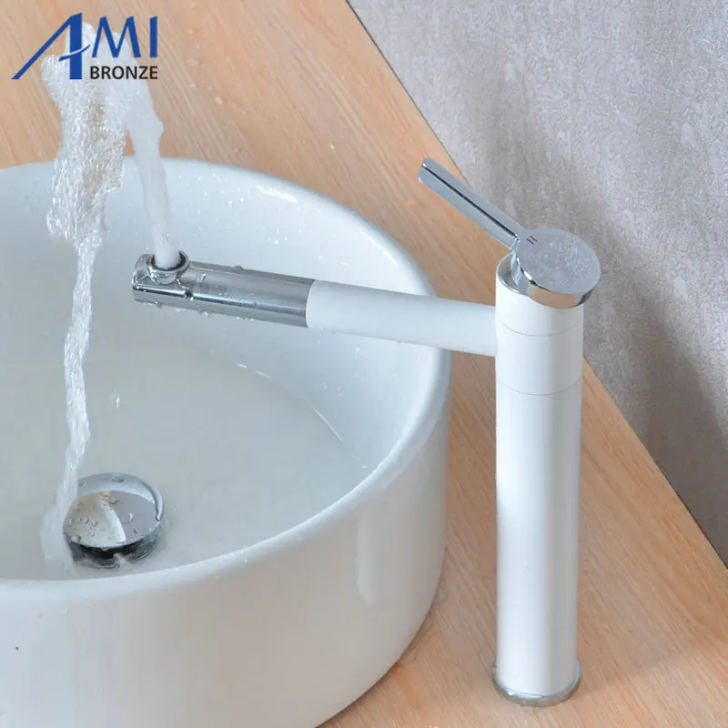 

Known as bathroom vanities hot and cold faucet counter basin beightening rotating copper