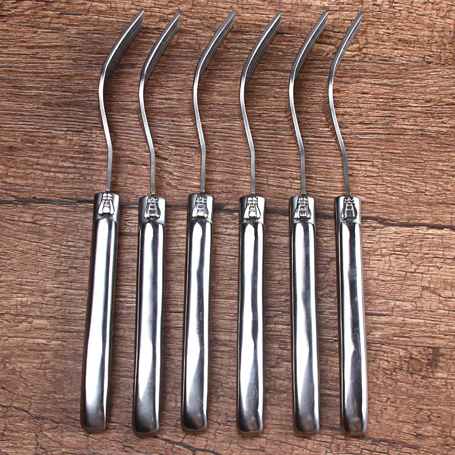 Laguiole вилки для стейка набор из нержавеющей стали столовые приборы стейки нож посуда набор ресторанный Комплект кухонных принадлежностей 6