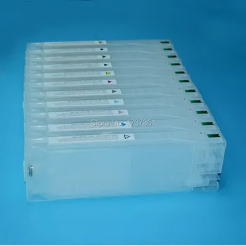 

11 color 700ml Refillable Ink Cartridge with Chip and Chip Resetter for Epson Stylus Pro 7900 9900 7910 9910 Printer