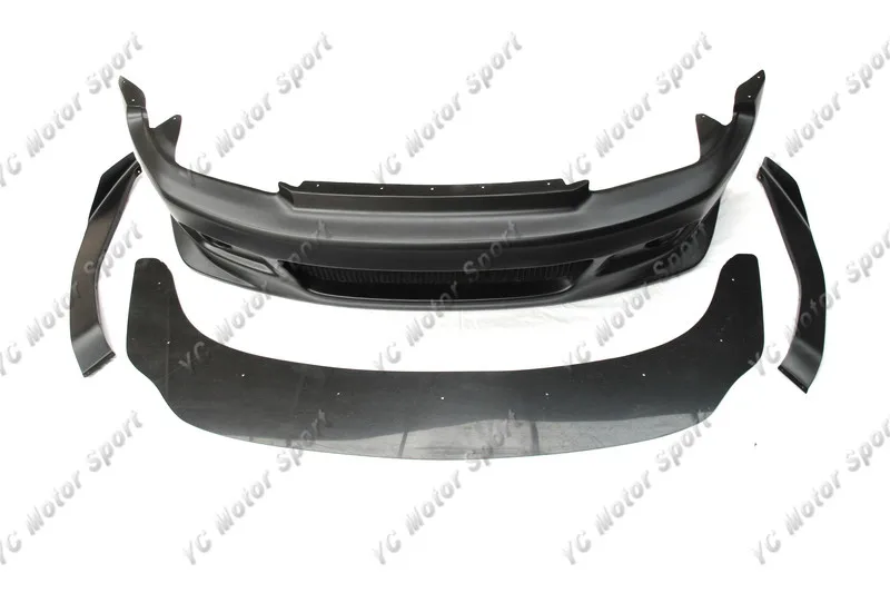 1992-1995 Honda Civic Hatchback (EG) Pandem Style Front Bumper with Diffuser & Canards FRP