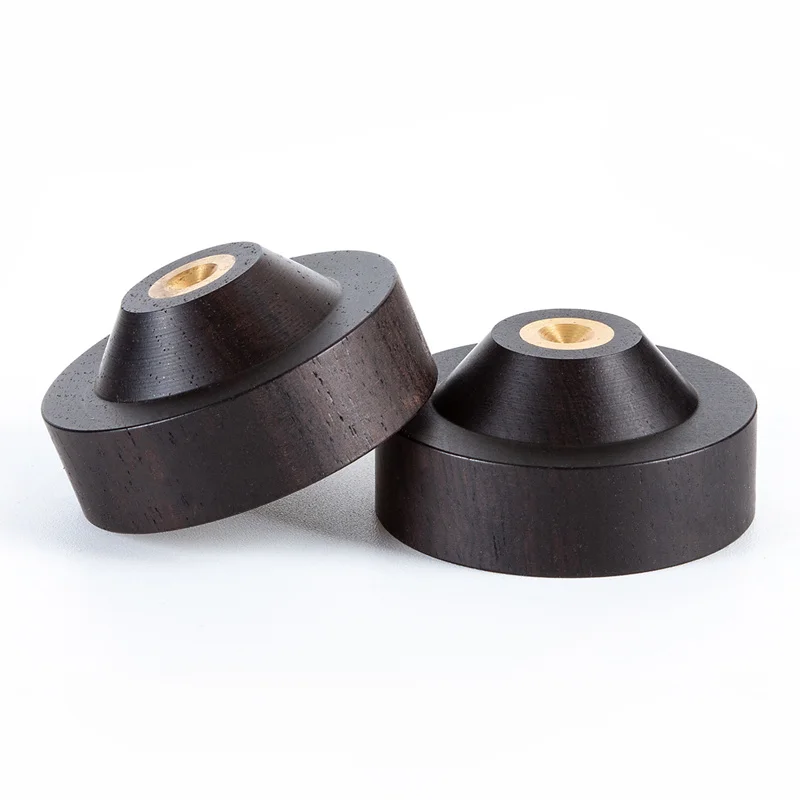 33 мм Ebony Wood Speaker Spike Pad громкий динамик коробка усилителя ударопрочная подставка