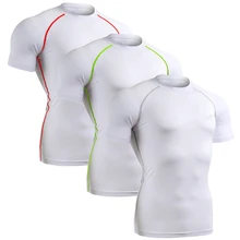 Wholesale font b Men b font yoga tee font b shirt b font clothing breathable Fitness