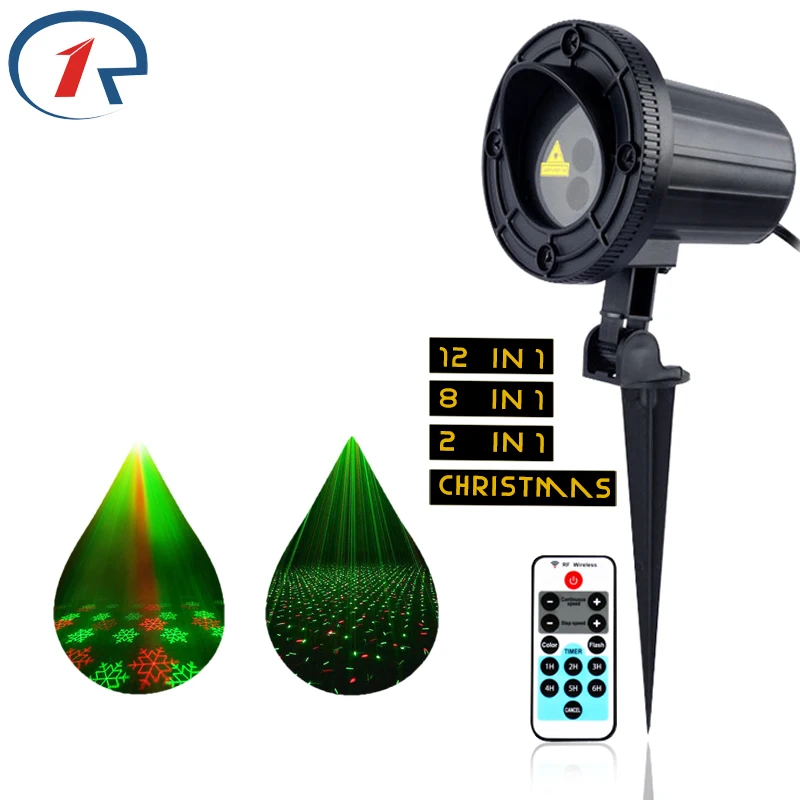 

ZjRight IR Remote Red Green laser stage lights outdoor party laser light dj bar disco Hallowee Christmas holiday effect light