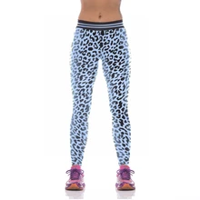 NEW KYK1038 Sexy Girl Women Leopard 3D Prints High Waist Running Fitness Sport Leggings Jogger Yoga Pants