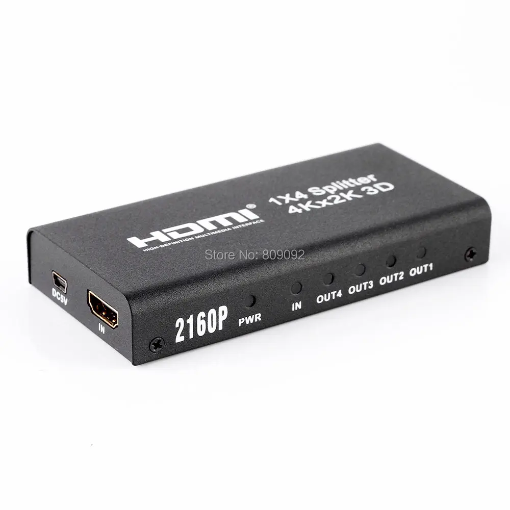 3D и 4 K HDMI 1x4 2160 P Splitte Full HD 1080 P усилитель HDMI переключатель 1 в 4 Выход конвертер адаптер для HDTV