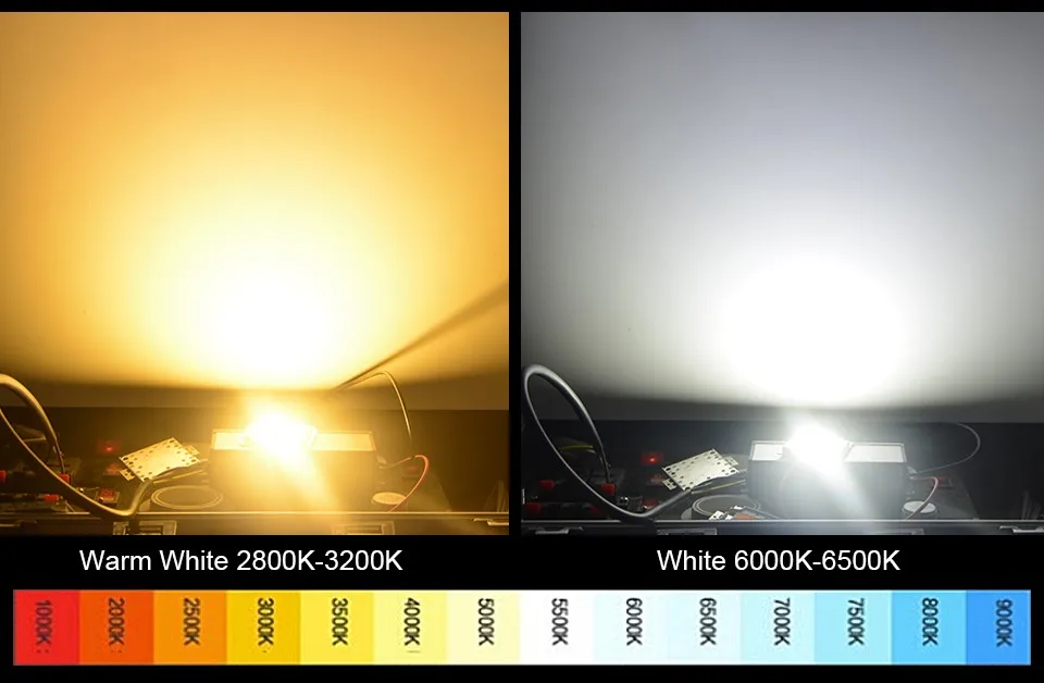 Белый/теплый белый 10 Вт 20 Вт 30 Вт 50 Вт 100 Вт Светодиодный светильник чип DC 12 В 36 В COB Интегрированный Светодиодный чип DIY прожекторная софитная лампа