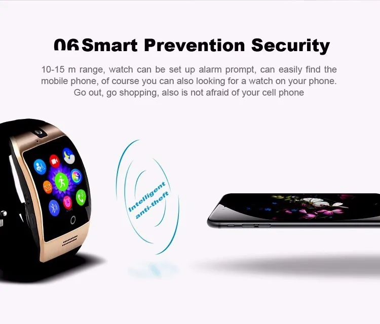 Новые Bluetooth Смарт часы Apro Q18s Поддержка NFC SIM GSM видео камера Поддержка Android/IOS мобильный телефон pk GT08 GV18 U8