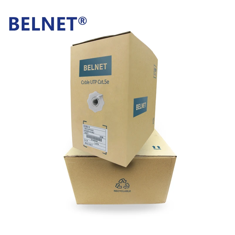 

BELNET rj45 cat5 cat5e ethernet lan network cable gray 305m(1000ft) for network construction