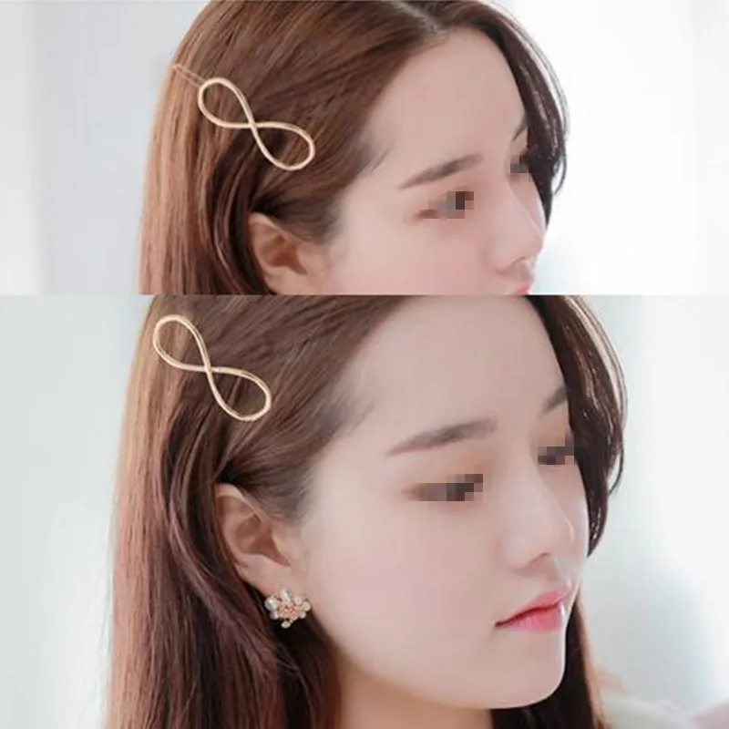 Новые модные украшения для волос 8 слов боковая заколка папка Liuhai 8JWD13|side clip|fashion hair