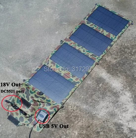 GGX ENERGY 14 Вт 18 в+ USB 5 в портативная солнечная батарея зарядное устройство Панель s высокое качество складная моно солнечная панель 14 Вт