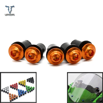 

Universal Windscreen Windshield Bolts Screw For YAMAHA R1 2004 2005 2006 KAWASAKI Z1000 Z750