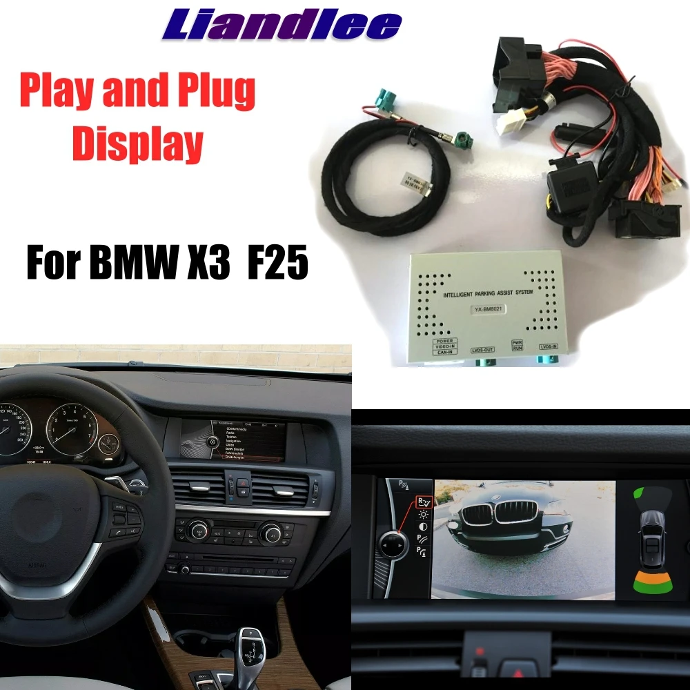 Liandlee Parking Camera Interface Reverse Back Up Camera Kits For BMW