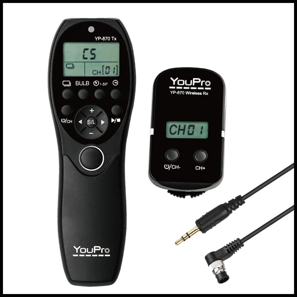 High quality Shutter Release Wireless Remote Control LCD Timer Shutter