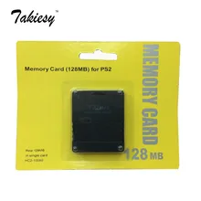 Takiesy черный 128 MB 128 MB 128 M карта памяти для игр сохранить заставка данных Stick модуль для sony PS2 для Playstation 2