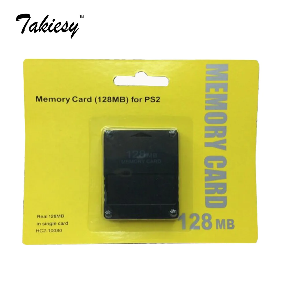

Takiesy New Black 128MB 128 MB 128M Memory Card Game Save Saver Data Stick Module For Sony PS2 for Playstation 2