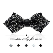 ORINERY дизайнерский галстук-бабочка со стразами высокого качества ручной работы мужские аксессуары модный Подарочный блестящий для мужчин свадебное платье
