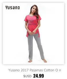 Yusano Cotton Pajamas Women Floral O neck Sleepwear for Girl Sleeveless Top& Long Pants Soft Pijama Feminino Inverno