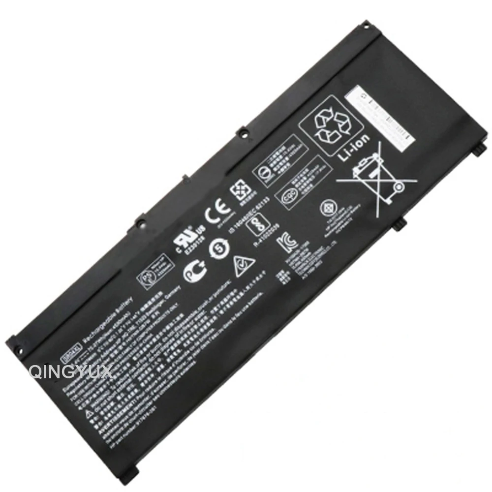 QINGYUX Новый 15 4 V 70.07Wh 4550mAh SR04XL Аккумулятор для ноутбука HP 15-CE015DX 917678-1B1 917724-855 TPN-Q193