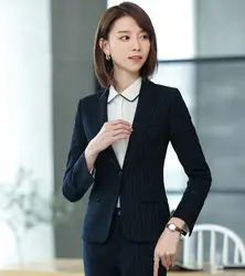 Высококачественная ткань Формальные женские куртки блейзеры для работы Одежда для интервью офисная форма дизайн OL стили