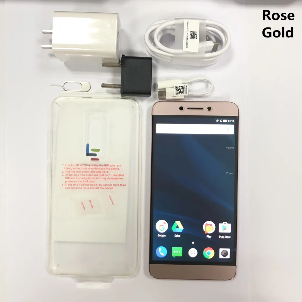 LeEco LeTV Le X526 X520 5,5 дюймов Octa Core 3000 мАч 3 ГБ ОЗУ 32 ГБ ПЗУ 16,0 МП+ 8,0 МП Android 6.0 Snapdragon 652 4G LTE Смартфон