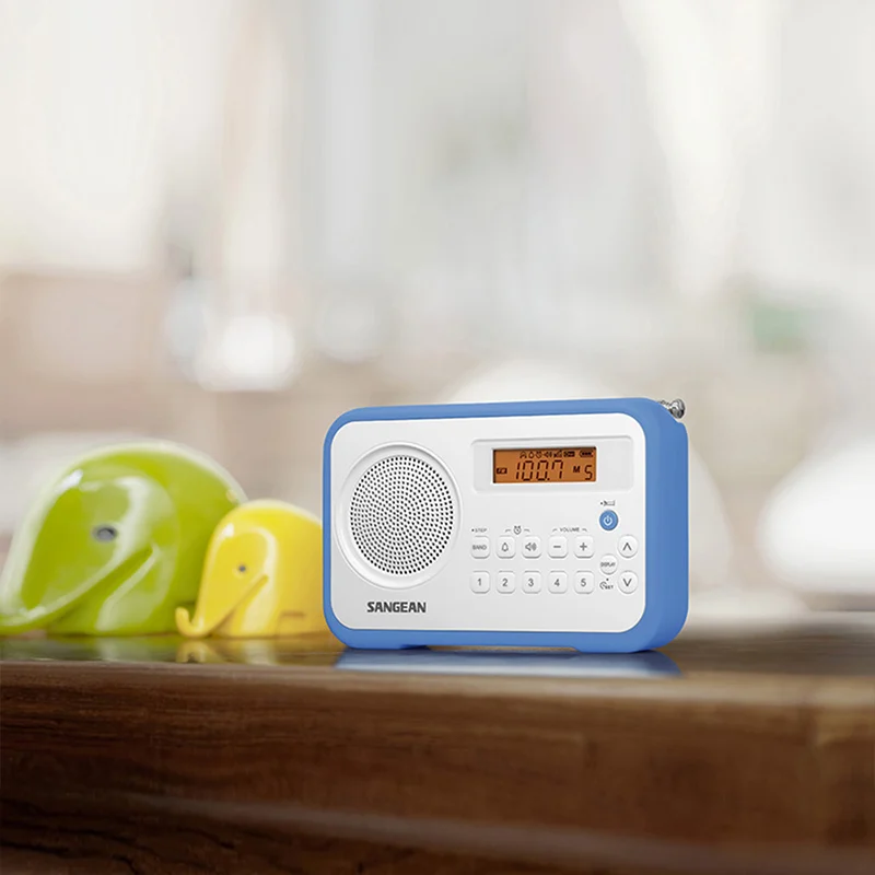 Sangean PR-D18 Free shipping radio with clock mini