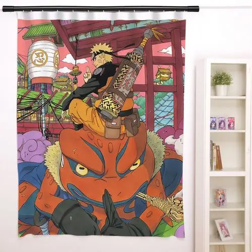 New Naruto Gamabunta Anime Japanese Window Curtain Door Entrance Room Partition H0145-in