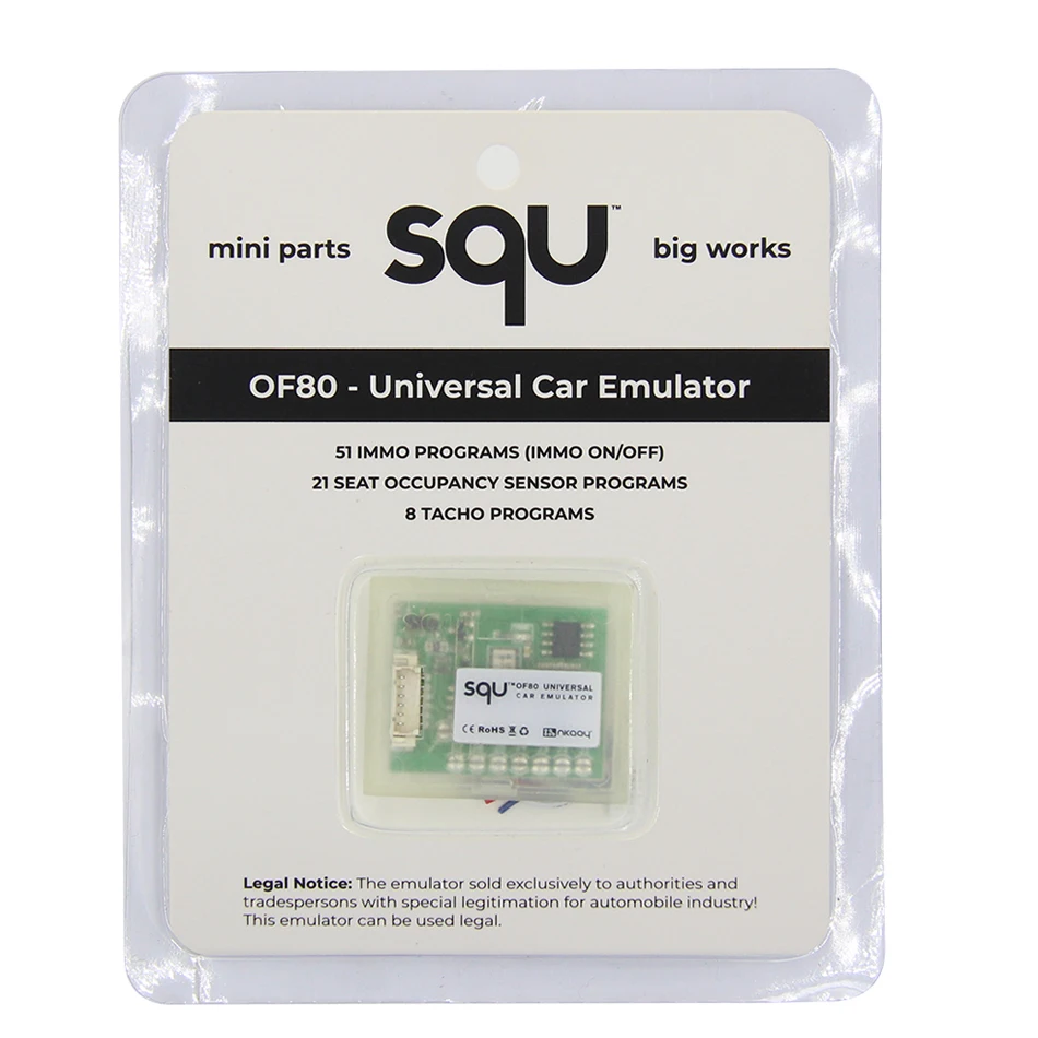 Универсальный автомобильный эмулятор SQU OF80 Immo программы тахообразный программы датчик занятости программы
