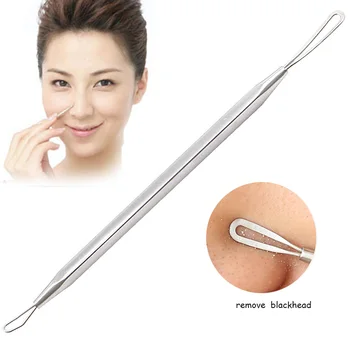 

4Pcs Antibacterial Acne Needle Stainless Steel Blackhead Removal Tool Pimple Comedone Extractor Remover Tools Face Cleansing