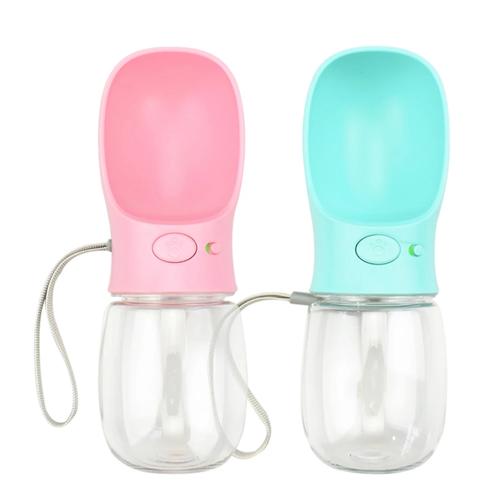 350ML Trumpet Groove Portable Kettle Pet Drinking Water Feeder Bowl