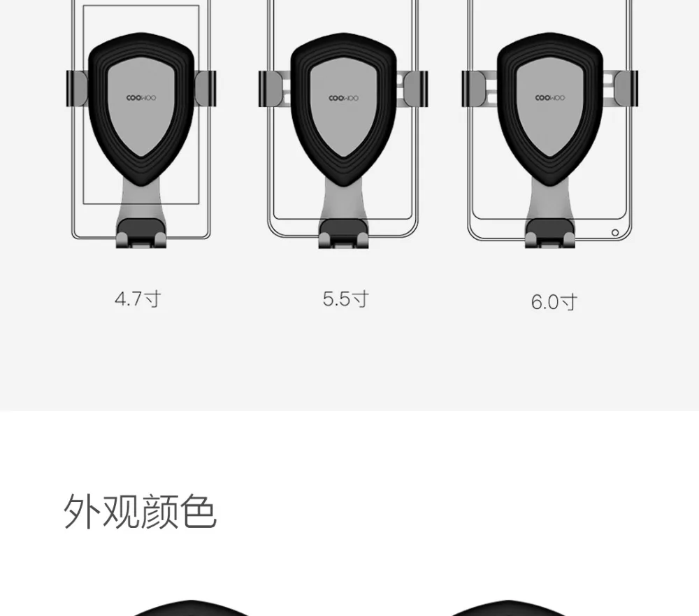 Xiaomi Автомобильный держатель для телефона на вентиляционное отверстие вращающийся угол обзора Регулируемый автомобильный держатель для телефона для iPhone XS/XR/X/8/7/6 huawei