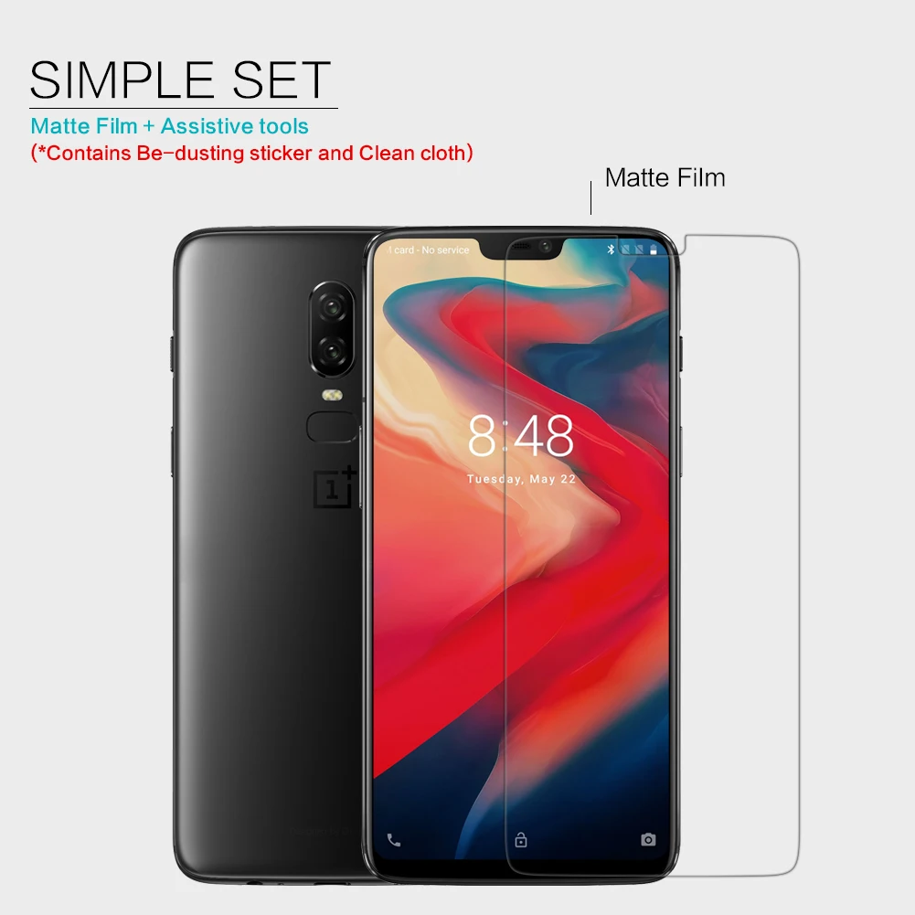 Oneplus 6 защита экрана Nillkin прозрачная/Матовая Мягкая Пластиковая пленка для 3 3T 5T 6T 7T