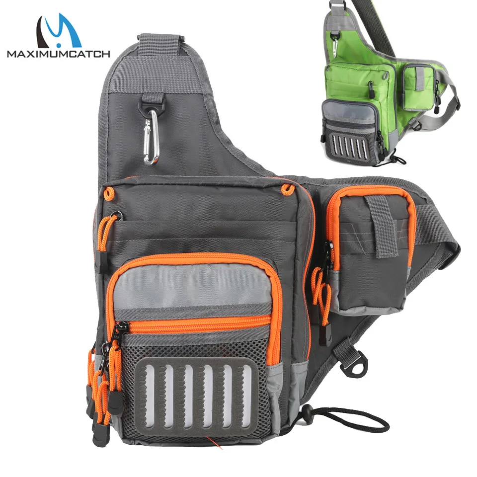  Maximumcatch Crossbody Fishing Sling Bag Waterproof Multi Function Fishing Lure Takle Bag Pack - 32807712991