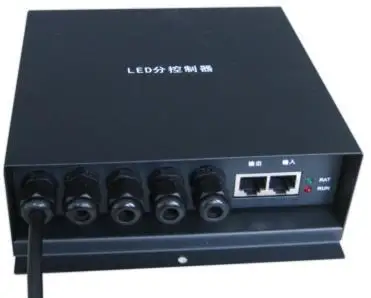 H801RA 4 ports salve LED pixel controller work with computer network support max 3412 pixels TTL