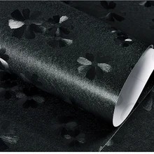 Gluey 3D Трехмерная тисненая Черная роза Непрозрачное стекло наклейка высокая конфиденциальность