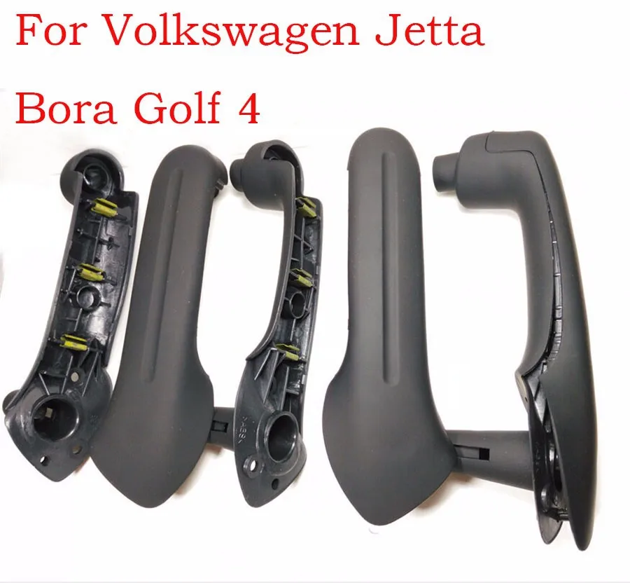 Набор из 3 предметов Черная внутренняя дверная ручка для Volkswagen Jetta Bora Golf 4 внутренняя ручка для ручка VW внутренняя подлокотник