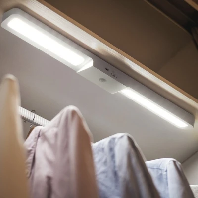 

Motion Sensor LED Wardrobe Light Rechargeable Sensitive Two Modes
