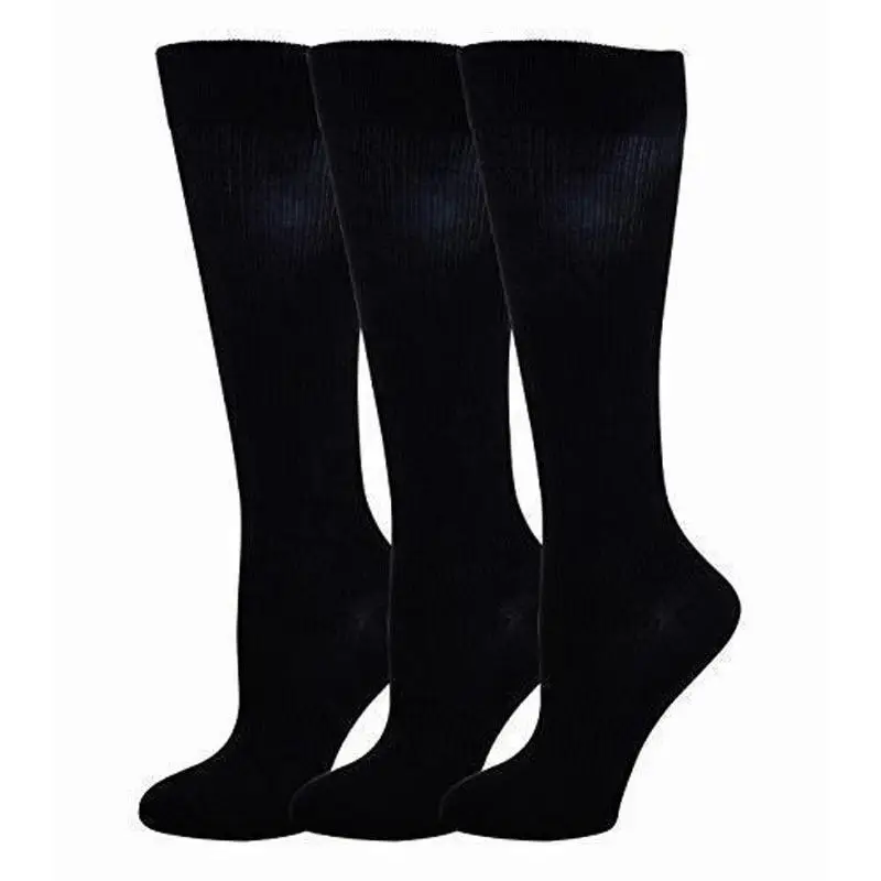 Мягкие нейлоновые медные Компрессионные носки, чулки, эластичные Градуированные носки для поддержки ног для мужчин и женщин, спортивные гольфы