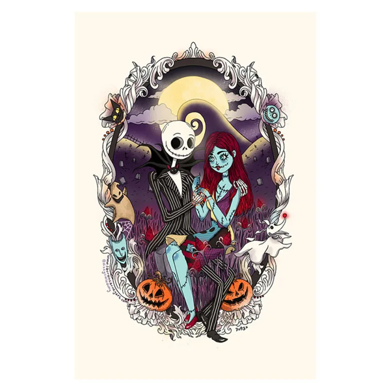 5D DIY Full nightmare before christmas 5d diamond painting decoration