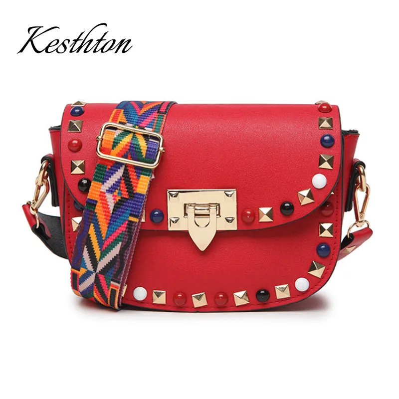

2019 Purses and Handbags Crossbody Bags for Women Rivet Famous Designer Handbags Pu Leather Fashion Shoulder Bags for Lady