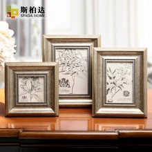 4/6/7/10 дюймов фоторамка изысканный рамка для фотографий настольное украшение фоторамка рисунок объявления таблички указатели для encadrement фото цельнокроеное платье