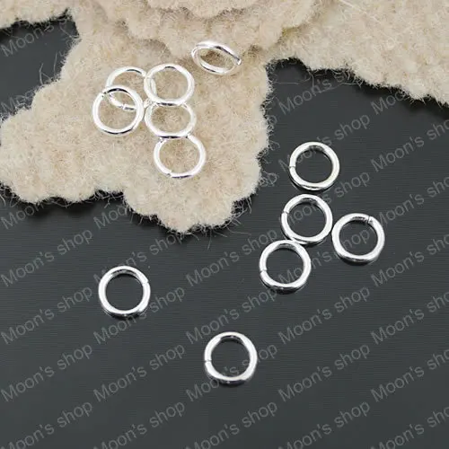 

Wholesale Diameter 8mm Thickness 1.2mm Silver color Iron Jump Rings Diy Fashion Jewelry Findings 50g Roughly 200 pieces(JM3124)