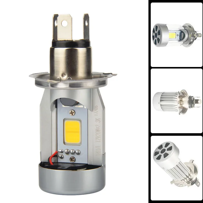 1PCS M4 h4 led motorcycle Headlight h4 led Moto led motorbike bulbs